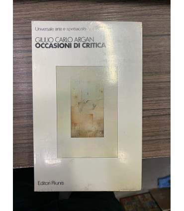 Occasioni di critica.