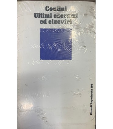 Ultimi esercizi ed elzeviri. (1968-1987)