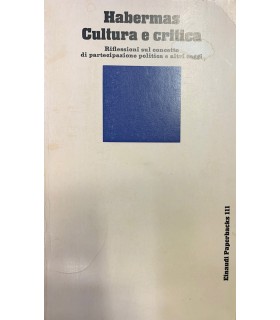 Cultura e critica.