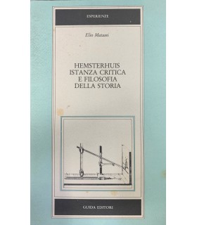 Hemsterhuis istanza critica e filosofia della storia.