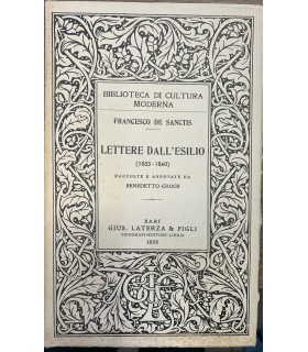 Lettere dall'esilio. (1853-1860).