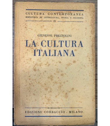 La cultura italiana.