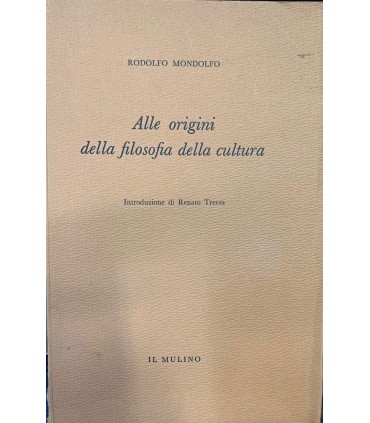 Alle origini della filosofia della cultura.