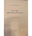 Alle origini della filosofia della cultura.