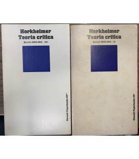 Teoria e critica. Scritti 1922-1941. 2 voll.