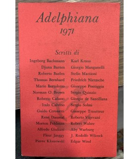 Adelphiana 1971.