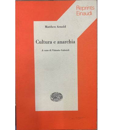 Cultura e anarchia.