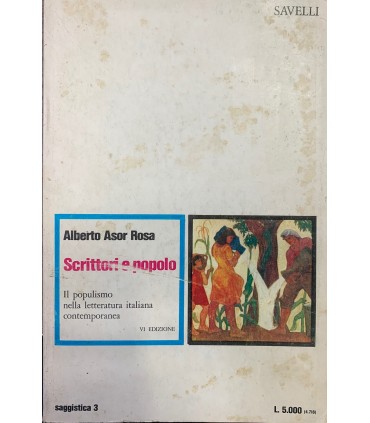 Scrittori e popolo.