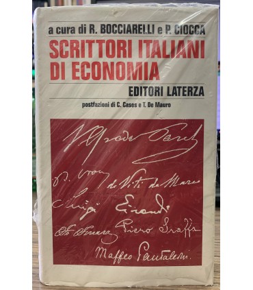 Scrittori italiani di economia.