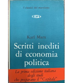 Scritti inediti di economia politica.
