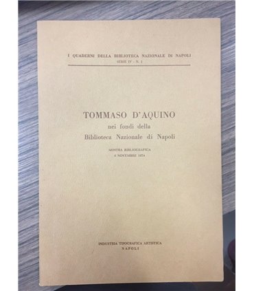 Tommaso d'Aquino nei fondi della Biblioteca Nazionale di Napoli