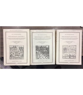 Bibliografia dantesca. 3 tomi