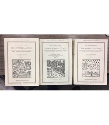 Bibliografia dantesca. 3 tomi