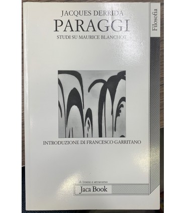 Paraggi. Studi su Maurice Blanchot.
