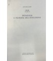 Pedagogia e filosofia dell'educazione.