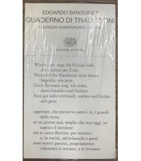 Quaderno di traduzioni.