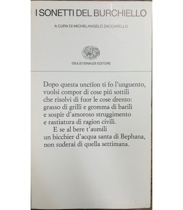 I sonetti del Burchiello.