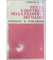 Figure e dottrine della filosofia dei valori.