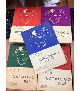 Lotto di 5 cataloghi 1948 -1950 -1951- Supplemento al catalogo 1948 - Novità e ristampe. Supplemento al catalogo generale 1953