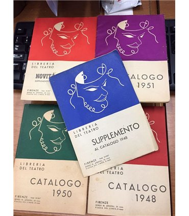 Lotto di 5 cataloghi 1948 -1950 -1951- Supplemento al catalogo 1948 - Novità e ristampe. Supplemento al catalogo generale 1953