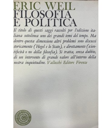 Filosofia e politica.
