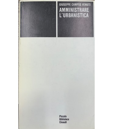 Amministrare l'urbanistica.