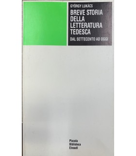 Breve storia della letteratura tedesca dal settecento ad oggi.