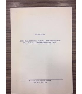 Studi sull'editoria italiana dell'ottocento dal 1945 alla pubblicazione di Clio