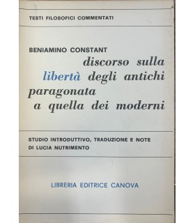 Discorso sulla libertà degli antichi paragonata a quella dei moderni.