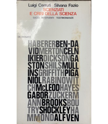 Scienziati e crisi della scienza.