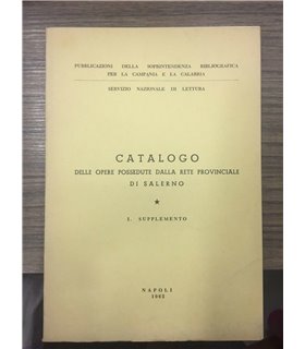 Catalogo delle opere possedute dalla rete provinciale di Salerno