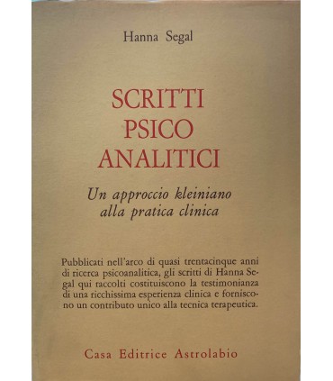 Scritti psicoanalitici.
