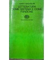 Letteratura come sistema e come funzione.