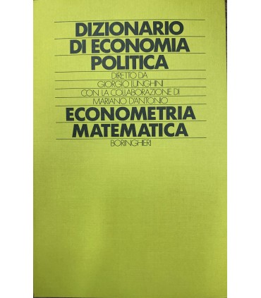 Econometria.  Matematica.