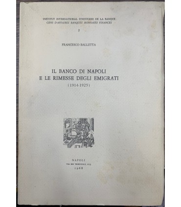 Il Banco di Napoli e le rimesse degli emigranti.