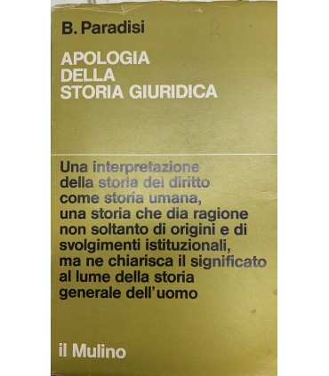 Apologia della storia giuridica.