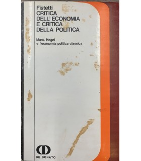 Critica dell'economia e critica della politica.