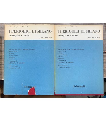 I periodici di Milano. Bibliografia e storia. 2 voll.