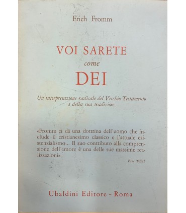 Voi sarete come Dei.