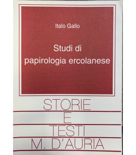 Studi di Papirologia ercolanese.