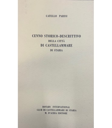 Cenno storico-descrittivo della città di Castellammare di Stabia.