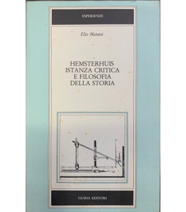 Hemsterhuis istanza critica e filosofia della storia.