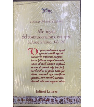 Alle origini del costituzionalismo europeo. Le Assise di Ariano 1140-1990.