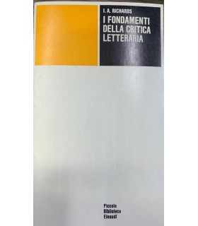 I fondamenti della critica letteraria.