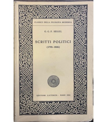 Scritti politici (1798-1806).