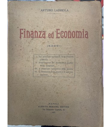 Finanza ed Economia.
