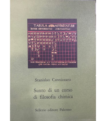 Sunto di un corso di filosofia chimica.