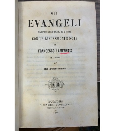 Gli evangeli.