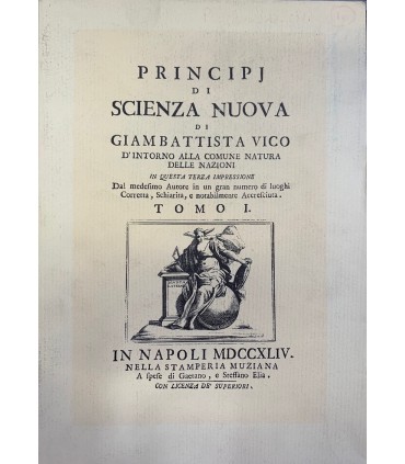 Principj di scienza nuova d'intorno alla comune natura delle nazioni.