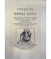 Principj di scienza nuova d'intorno alla comune natura delle nazioni.